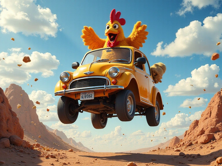 Fan art de un personaje de Neoplay haciendo una acrobacia espectacular.