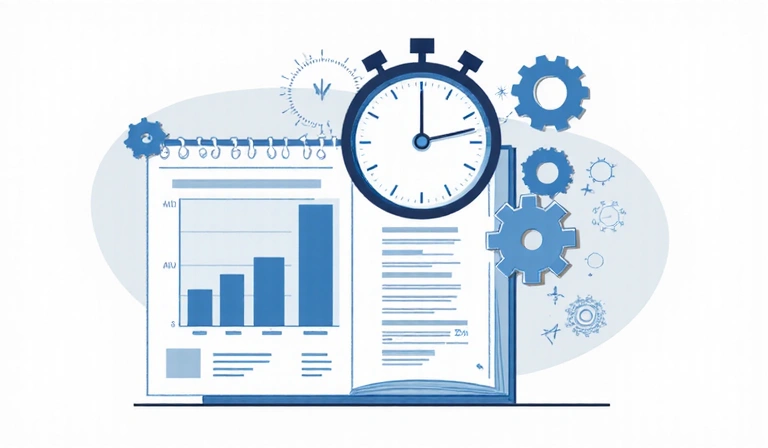 Calendario o reloj que simboliza la actualización de políticas